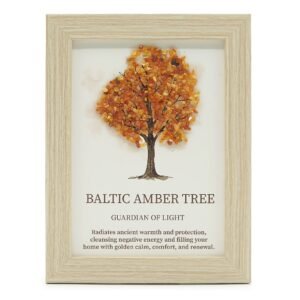 Baltic Amber - Tree of Life - Gemstone Picture